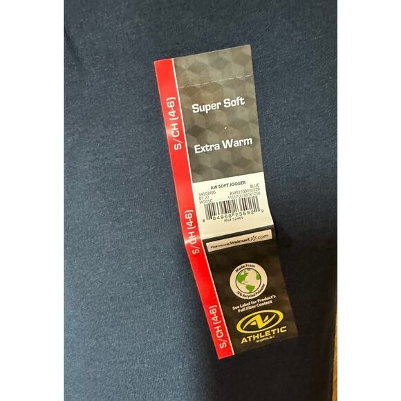 NWT 2 Pack Athletic Works Women Soft Lightweight Jogger Pant w/ Pockets Navy Sm - Picture 2 of 11